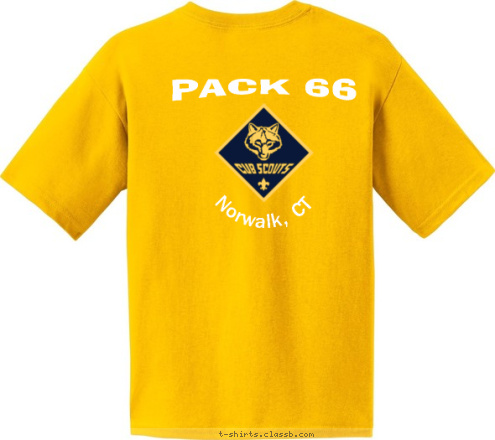 PACK 66 Norwalk, CT Pack 66
Norwalk, CT T-shirt Design 