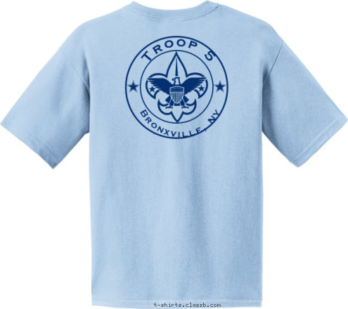 Bronxville, NY Troop 5 BSA Bronxville, NY TROOP 5 T-shirt Design 