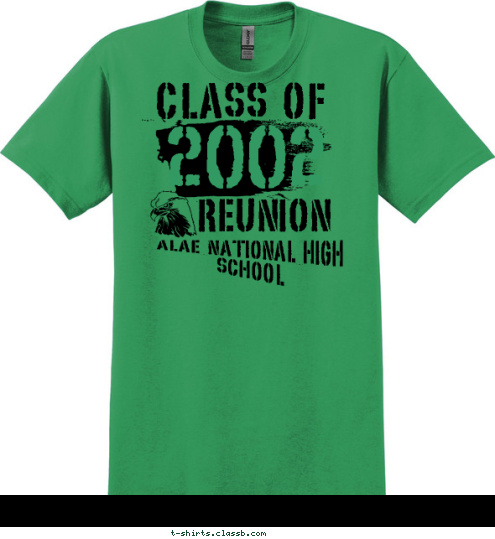 2002
ANHS I 

AM 

BATCH 
 2002 ALAE NATIONAL HIGH SCHOOL REUNION CLASS OF T-shirt Design 