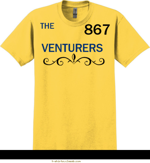 Your text here! 867 THE SHARK PATROL
 VENTURERS THE T-shirt Design 