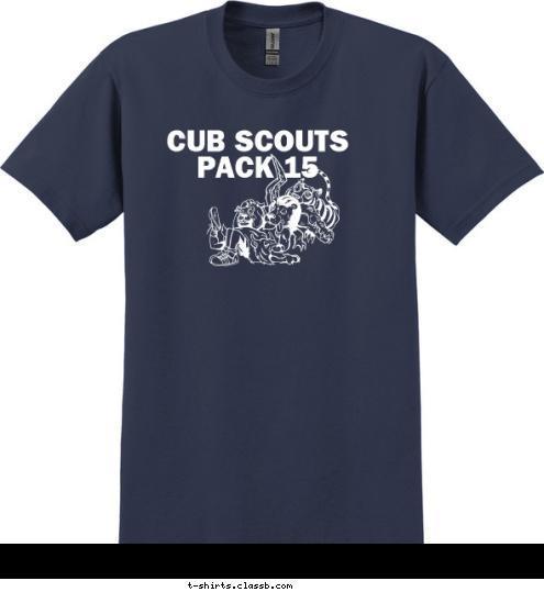 CUB SCOUTS  PACK 15 T-shirt Design 