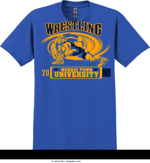 11 20 MORRIS TOWN UNIVERSITY T-shirt Design 