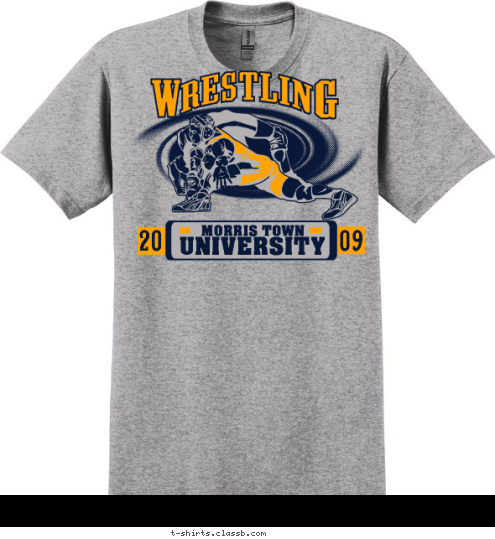 09 20 MORRIS TOWN UNIVERSITY T-shirt Design 