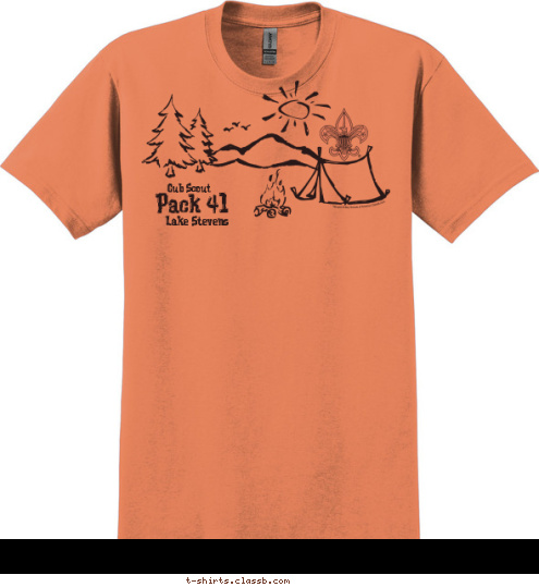 Pack 41 Lake Stevens
 Cub Scout T-shirt Design 