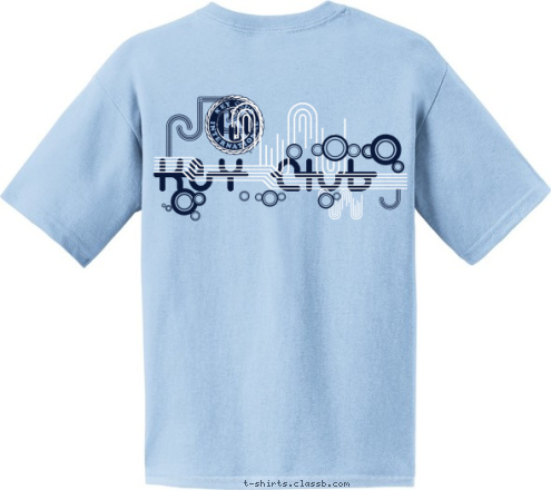 Chapin High School Key Club T-shirt Design 