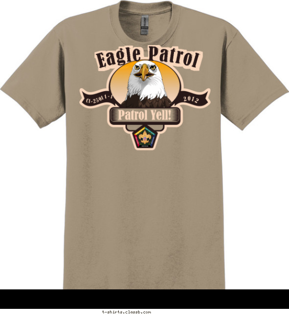 Eagle Wood Badge T-shirt Design