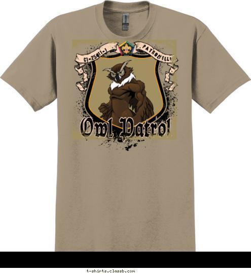 -11-1 C1-250 Patrol YELL! Owl Patrol T-shirt Design SP3722