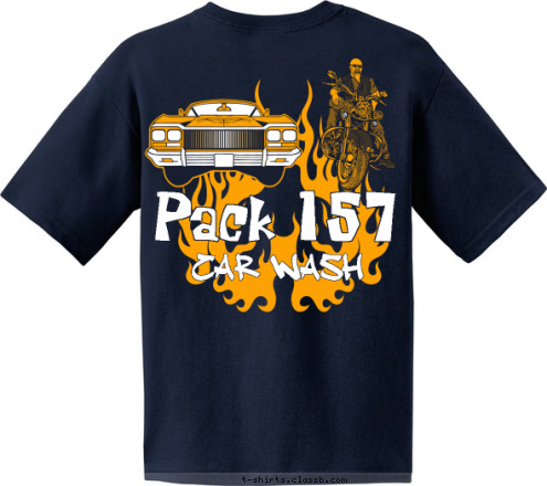 El
Capitan FUEGO Pack 157 Car Wash T-shirt Design 