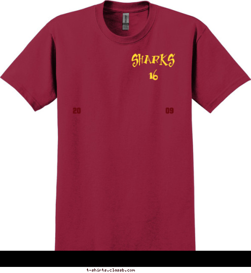 09 20   
SHARKS
16


               T-shirt Design 