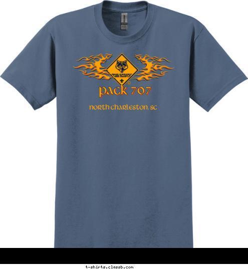 cub scouts
pack 707 north charleston, sc north charleston, sc pack 707 T-shirt Design 