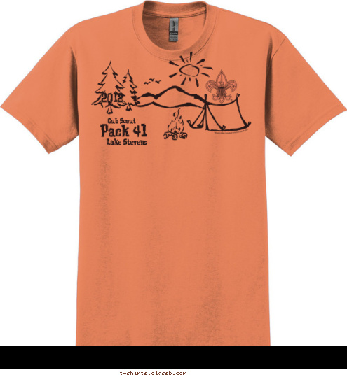 2012 Pack 41 Lake Stevens
 Cub Scout T-shirt Design 