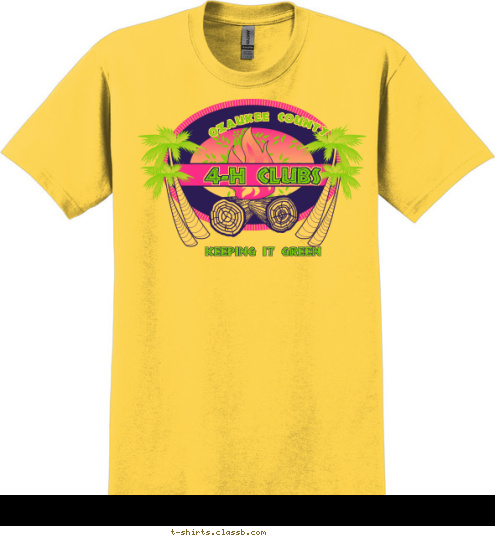 4-H Clubs Ozaukee County  KEEPING IT GREEN T-shirt Design Ozaukee 4-H