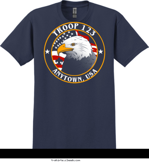 TROOP 123 ANYTOWN, USA T-shirt Design SP3741