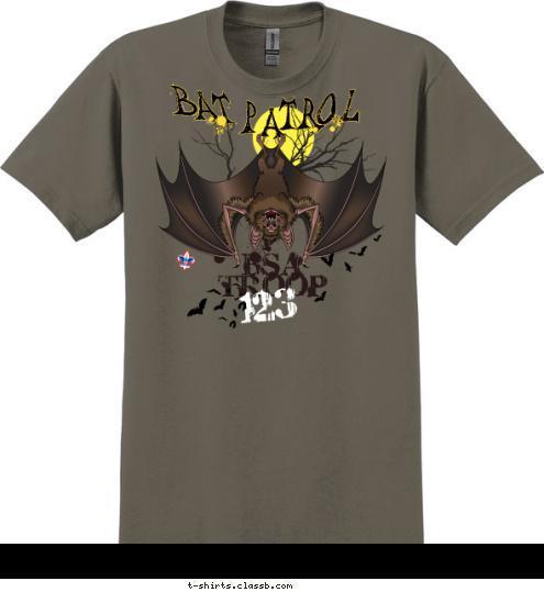 123 BSA
TROOP L O R T A P T A B T-shirt Design SP2780