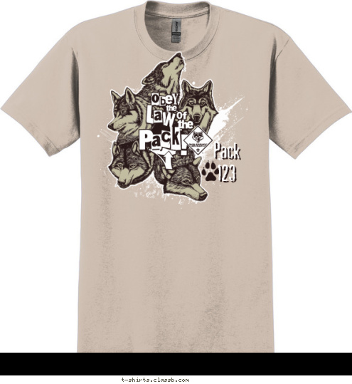 Pack
123 T-shirt Design 