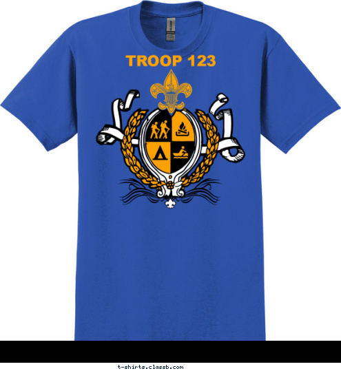 TROOP 123 T-shirt Design SP3772