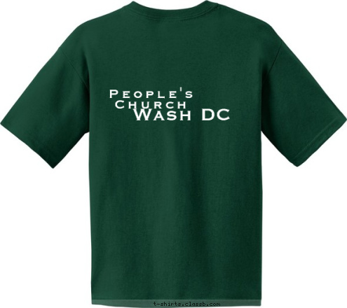 People's Church Wash DC TROOP 544 Wash DC T-shirt Design 