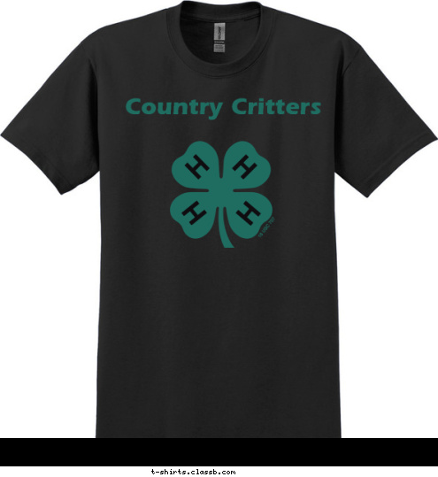 Busy 4-H'ers of Oldham County  Country Critters Wasco County
4-H Club T-shirt Design 