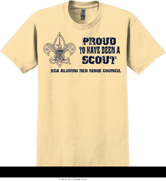 Proud To Have Been A Scout T-shirt Design