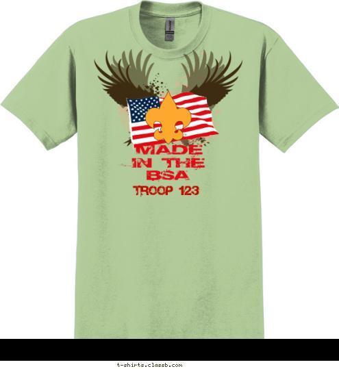 TROOP 123 T-shirt Design SP3839