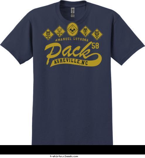 TM NC Asheville, 58 Emmanuel Lutheran T-shirt Design 