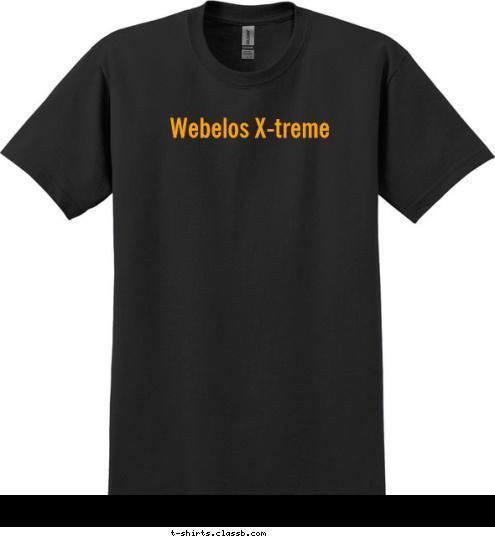 Webelos X-treme T-shirt Design 