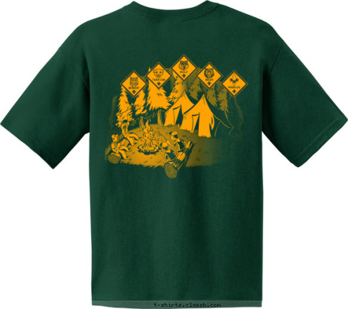 Cub Scout Pack 280 Ocean View, DE T-shirt Design 