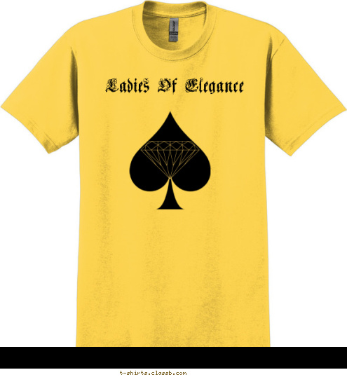 Ladies Of Elegance T-shirt Design 