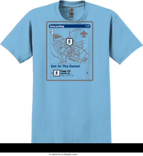 Anytown, Usa Troop 123 T-shirt Design SP3871