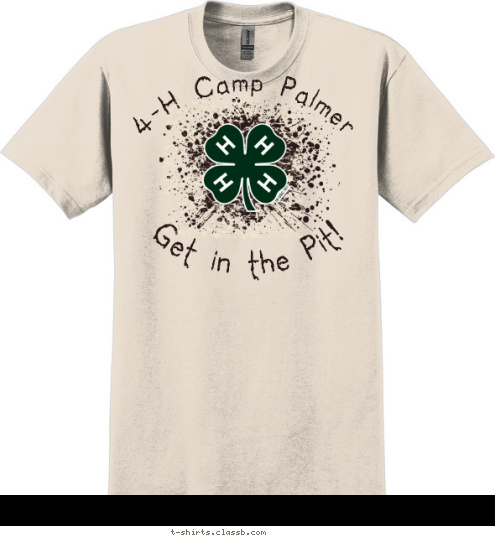 4-H Camp Palmer Get in the Pit! T-shirt Design Get in the Pit