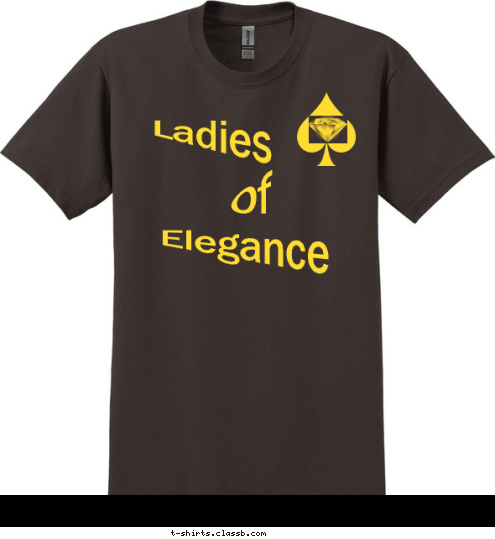 New Text Your text here! Elegance Of Ladies T-shirt Design 