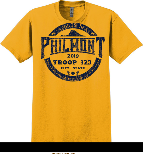 Philmont Established 1910 T-shirt Design