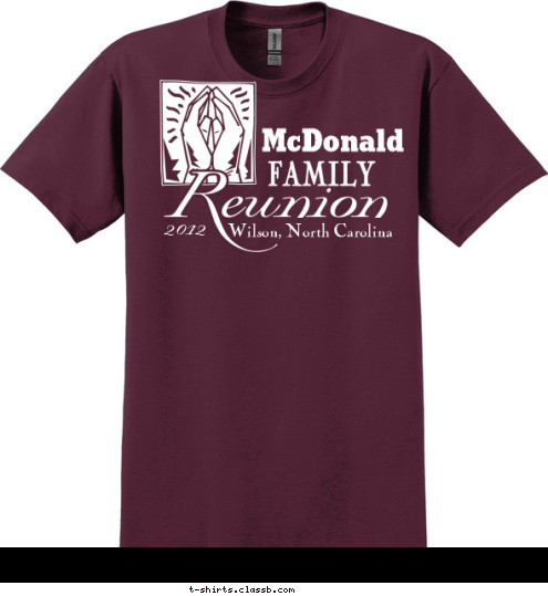 2012 Wilson, North Carolina McDonald T-shirt Design 