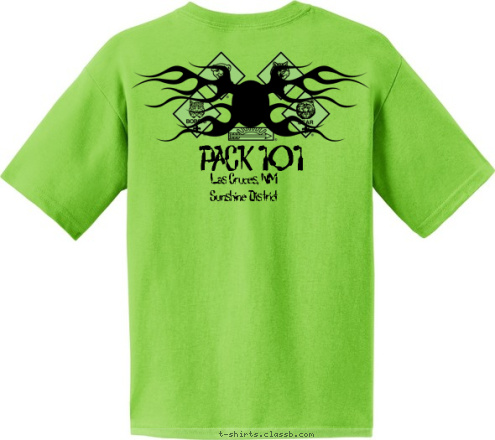 Pack 101  Las Cruces, NM PACK 101 Las Cruces, NM
Sunshine District T-shirt Design 
