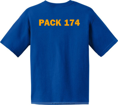 PACK 174 PACK 174 Charlotte, NC CUB SCOUT T-shirt Design 