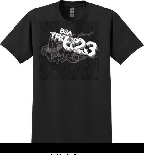 Milton,Pa. 623 TROOP BSA T-shirt Design 