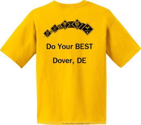 Do Your BEST

Dover, DE Pack 78
Cub Scouts T-shirt Design 