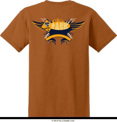 Pack 123 Anytown, Usa CUB SCOUTS 123 T-shirt Design 