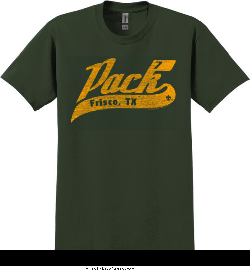 7 Frisco, TX T-shirt Design 