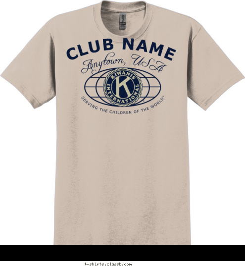 Anytown, USA CLUB NAME T-shirt Design SP2283