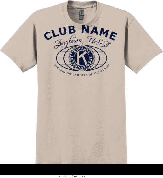 Kiwanis Basic Logo Shirt T-shirt Design