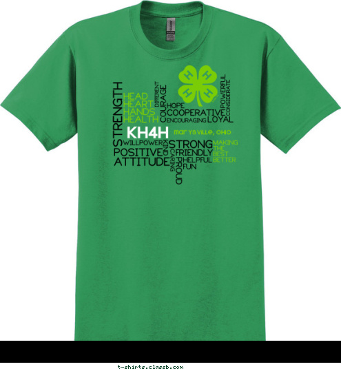 New Text marysville, ohio KH4H
 T-shirt Design 