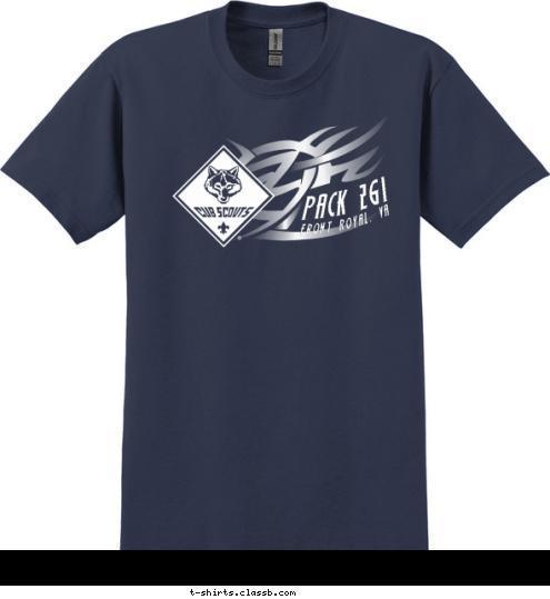 PACK 261 FRONT ROYAL, VA T-shirt Design 