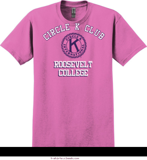 CIRCLE K CLUB ROOSEVELT
COLLEGE T-shirt Design SP2247