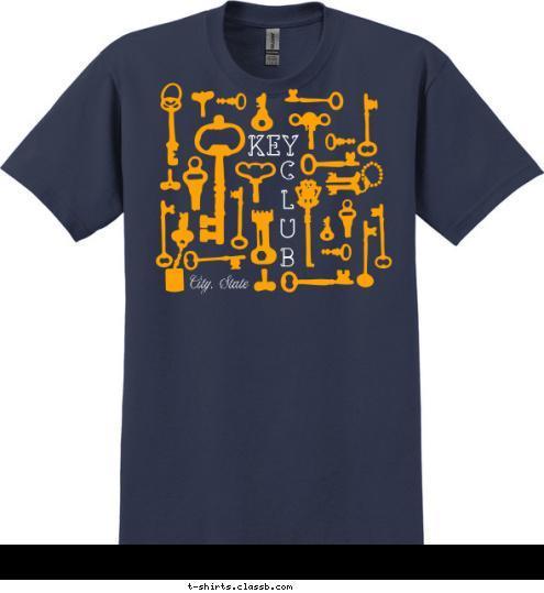 2017-2018 City, State KEY C
L
U
B T-shirt Design SP2270