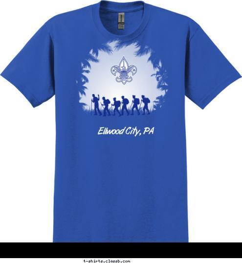 Ellwood City, PA TROOP 806 T-shirt Design 