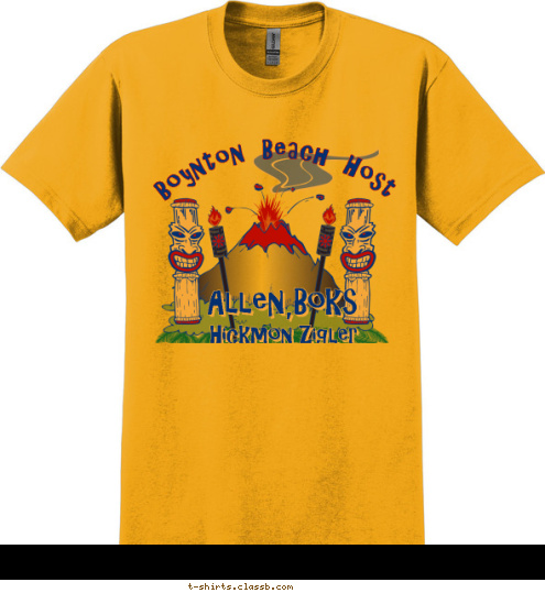 Family Reunion 2012 Hickmon,Zigler Allen,Boks Boynton Beach Host T-shirt Design 