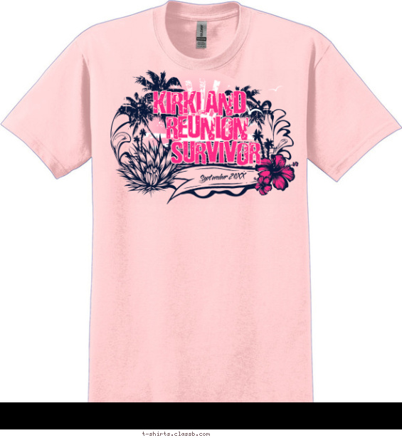 Tropical Reunion Shirt T-shirt Design