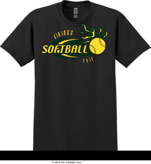 2012 VIKINGS T-shirt Design softball 4