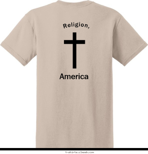 America Religion, Country, Troop 615 T-shirt Design 